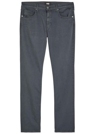 Paige Federal Slim Straight-leg Jeans - Dark Grey - 38 (W38 / Xxl)
