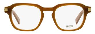 Ermenegildo Zegna EZ5282 Modern Keyhole Bridge Eyeglasses - Brown