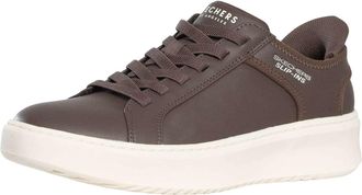 Skechers Slip-Ins Court Break Double Vented Trainers, Bruin
