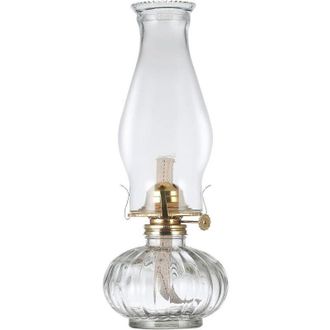 OEM Farol De Queroseno De Cristal Transparente: L&aacute;mpara De Interior Vintage Para Decoraci&oacute;n De Dormitorio O Iluminaci&oacute;n Ambiental