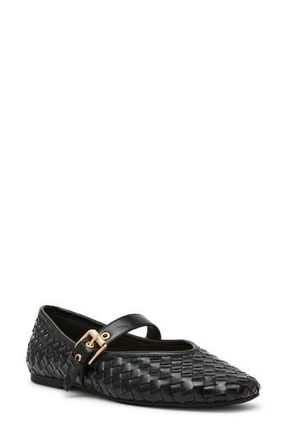 Dolce Vita Mulaney Woven Mary Jane Flat in Black Woven at Nordstrom Rack, Size 8
