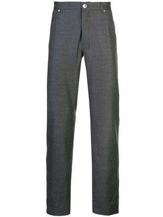 Brunello Cucinelli Pantaloni da abito dritti - Grigio