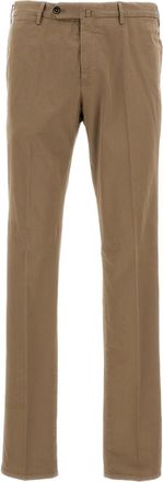 PT01 Slim-Fit Stretch Gabardine Trousers with Tailored Design