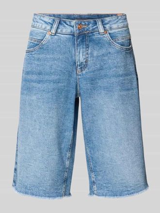 M.A.C Jeansshorts mit Fransen Modell Rich in Hellblau, Gr&ouml;&szlig;e 32