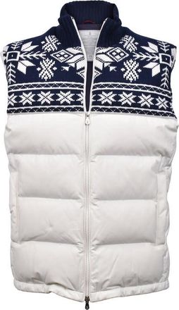 Brunello Cucinelli Mens Panama Quilted Puffer Vest, Size L