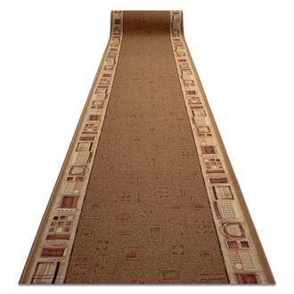RugsX RugsX Anti-Slip Jena Runner in Beige | Size: 120 cm x 430 cm