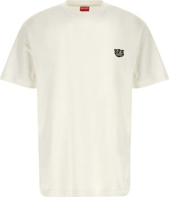 Kenzo White Embroidered Patch T-Shirt