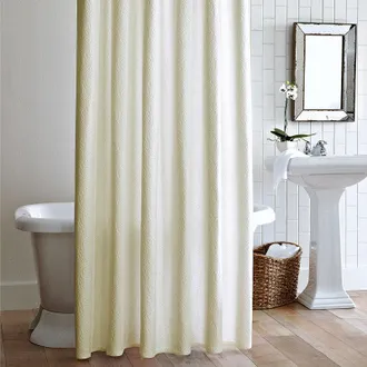 Frontgate Vienna Shower Curtain - Linen - Frontgate