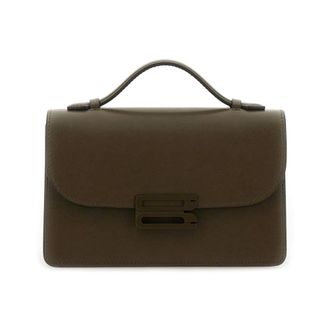 Victoria Beckham Mini Dorian Tas - Dames - Tassen - Bruin - Maat: ONE Size Leer