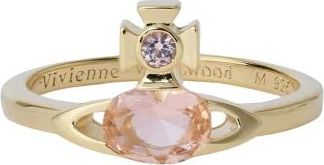 Vivienne Westwood Allie Ring - Dames - Ringen - Geel - S - Accessoires