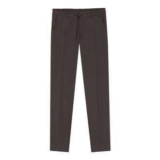 HUGO BOSS Slim-fit Trousers, male, Brown, Size: 2XL P-Perin-Rds-Wg-262 Trousers