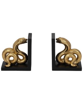 Sagebrook Home Set Of 2 6In Snake Bookends