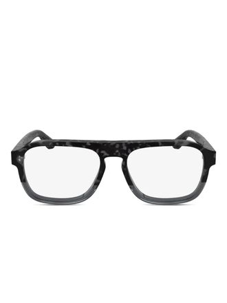 Calvin Klein tortoiseshell-effect glasses - Grey