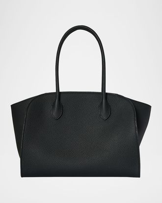 The Row Marlo 12 Shoulder Bag in Grain Leather