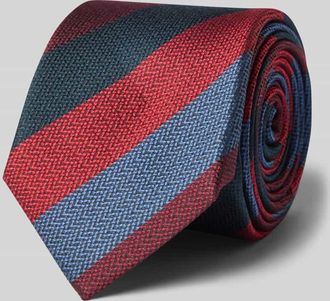 Olymp Krawatte aus reiner Seide in Bordeaux, Größe 1