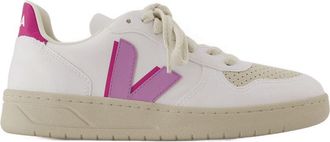 Veja Womens V-10 Sneaker White Cotton