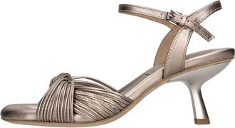 Ash Janis Sandaal - Dames - Sandalen met hakken - Bruin - 38 EU - Leer - Schoenen