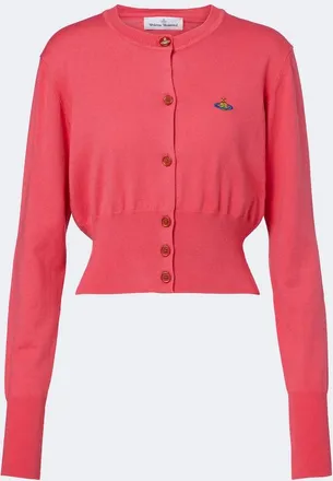 Vivienne Westwood Bea cropped cotton and cashmere cardigan