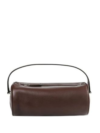 The Row leather clutch bag - women - Lambskin - OS - Brown