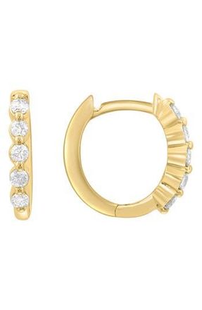 Effy Diamond Huggie Earrings in Gold at Nordstrom Rack