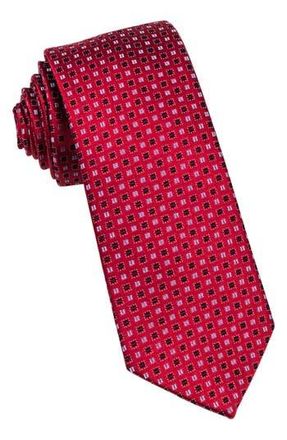 W.R.K Neat Silk Tie in Red at Nordstrom Rack