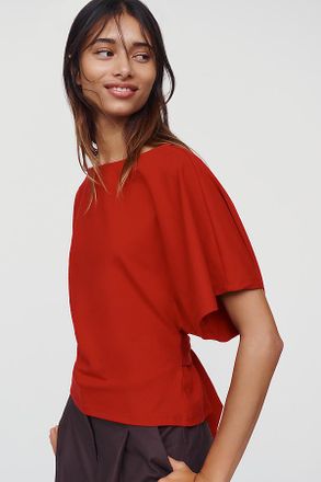 Maeve Flutter-Sleeve Top