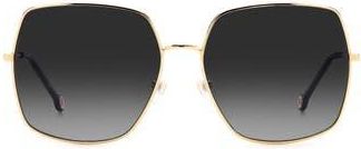 Carolina Herrera 60mm Gradient Square Sunglasses in Rose Gold at Nordstrom Rack