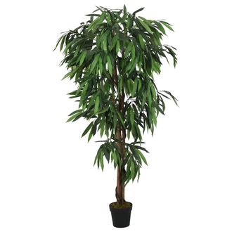 vidaXL Rbol De Mango Artificial Con 1050 Hojas Verde 200 Cm Vidaxl