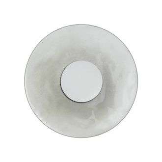 Rossini Illuminazione Solaris - Applique Di Design 12w 3000k Bianco Con Vetro Martellato Fum&egrave;, Cri90, Dimmerabile A Taglio Di Fase - Rossini Group