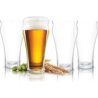 Final Touch Brewhouse Beer Glass - Set of 4 - 17 oz in Clear at Nordstrom