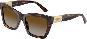 Jimmy Choo London JC5031 Polarized 5002T5 Womens Sunglasses Tortoiseshell Size 54