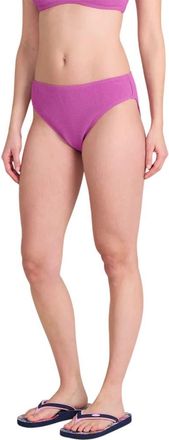 Animal Skye Textured Bikini Bottoms in Purple at Nordstrom, Size 16