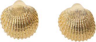 Federica Tosi Golden Shell Earrings