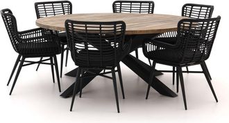 Intenso Furniture Intenso Asti/Rough-Y &Oslash;180cm dining tuinset 7-delig