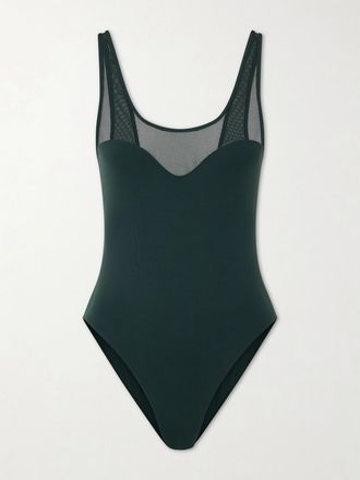 Eres Costume Da Bagno In Mesh Charisme - Verde