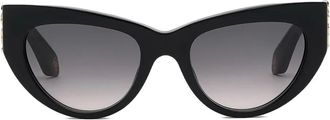Roberto Cavalli cat-eye frame sunglasses - unisex - Acetate/Polyester - One Size - Black