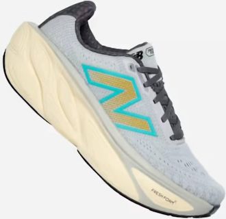 New Balance Mens Morev5 Shoes In Grey/beige