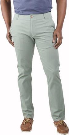 Tailor Vintage Straight Leg Stretch Cotton Blend Chino Pants in Chinois Green at Nordstrom Rack, Size 36