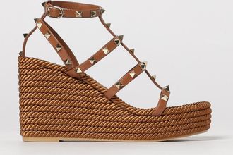 Valentino Garavani Sandalo con zeppa Rockstud Valentino Garavani in pelle