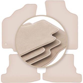 OEM Alfombrillas Premium Beige Para Volkswagen Polo Iii 6n Hatchback, Sedan, Classic 1994-1999