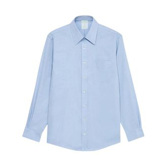 Brooks Brothers Slim Fit Non-Iron Pinpoint Dress Shirt - male - Brooks Brothers - Formal Shirts - Blue - XS - Shirts