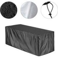 OEM Funda Impermeable Para Caja De Almacenamiento De Jard&iacute;n, Funda Para Jard&iacute;n Con Cremallera, Tejido Oxford 210d, Resistente A Los Rayos Uv - Rectangular