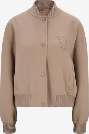 Max Mara Kurze Flanell-Bomberjacke Zelante