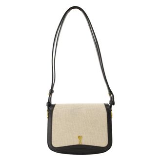Ami Shoulder Bags, female, Beige, Size: ONE SIZE Le Sac Paris