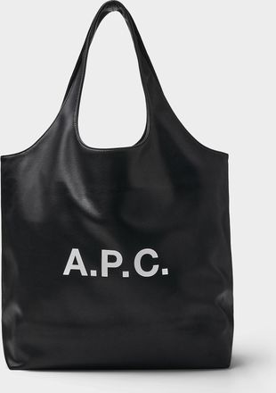 A.P.C. Womens Ninon supple faux-leather XL tote bag