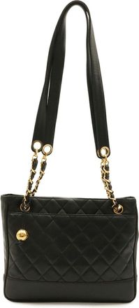 Chanel Black Shoulder Bag Tote Bag (Pre-Owned)