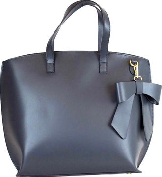 Persaman New York Catherine Bow Tote in Navy at Nordstrom Rack