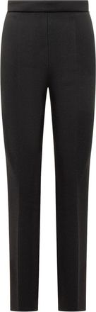Sportmax Black Tailored Flat Pant