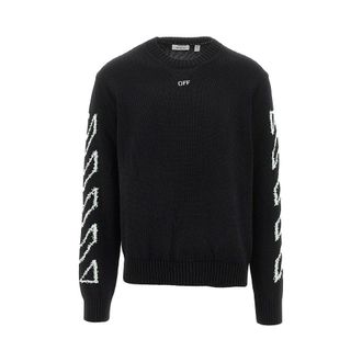 Off-white Diag Outline crewneck sweater Man S