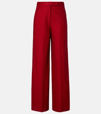 Max Mara Rito cotton wide-leg pants
